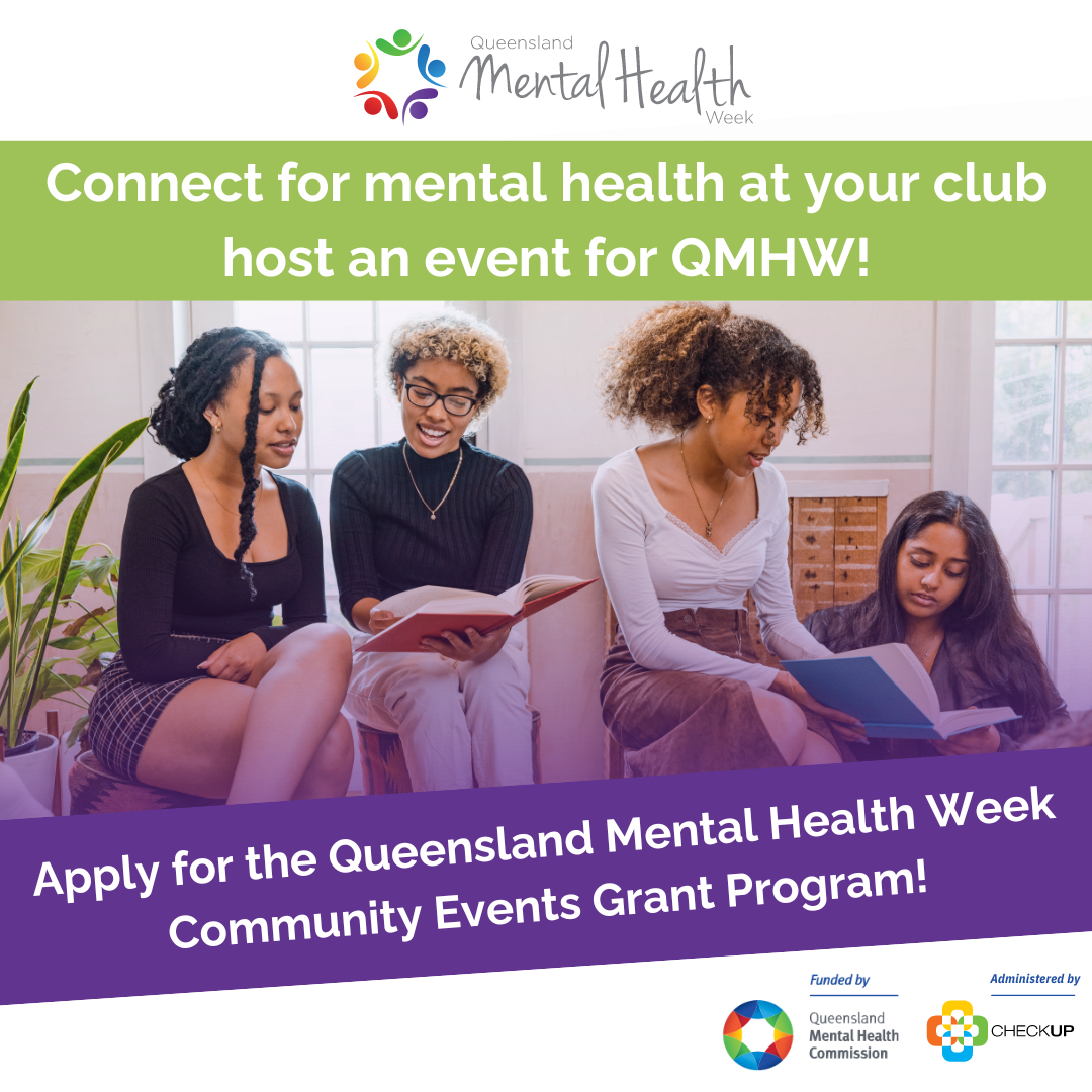 Grant Announcement - Book Club — Queensland Mental Health Week